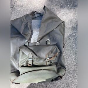 Vintage Swiss Rubberized Rucksack